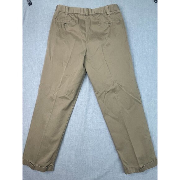 George Men's Mocha Chip Cotton Chino Formal Suit Pants 34"x29" GM00205 USED - Picture 7 of 7